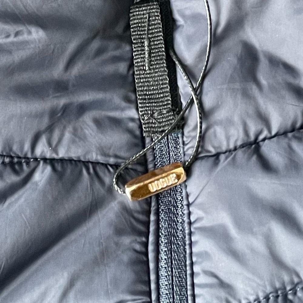 J.STYLE puff light jacket with hood navy size M - Picture 11 of 11